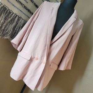 Forever 21 3/4 length blush blazer Medium